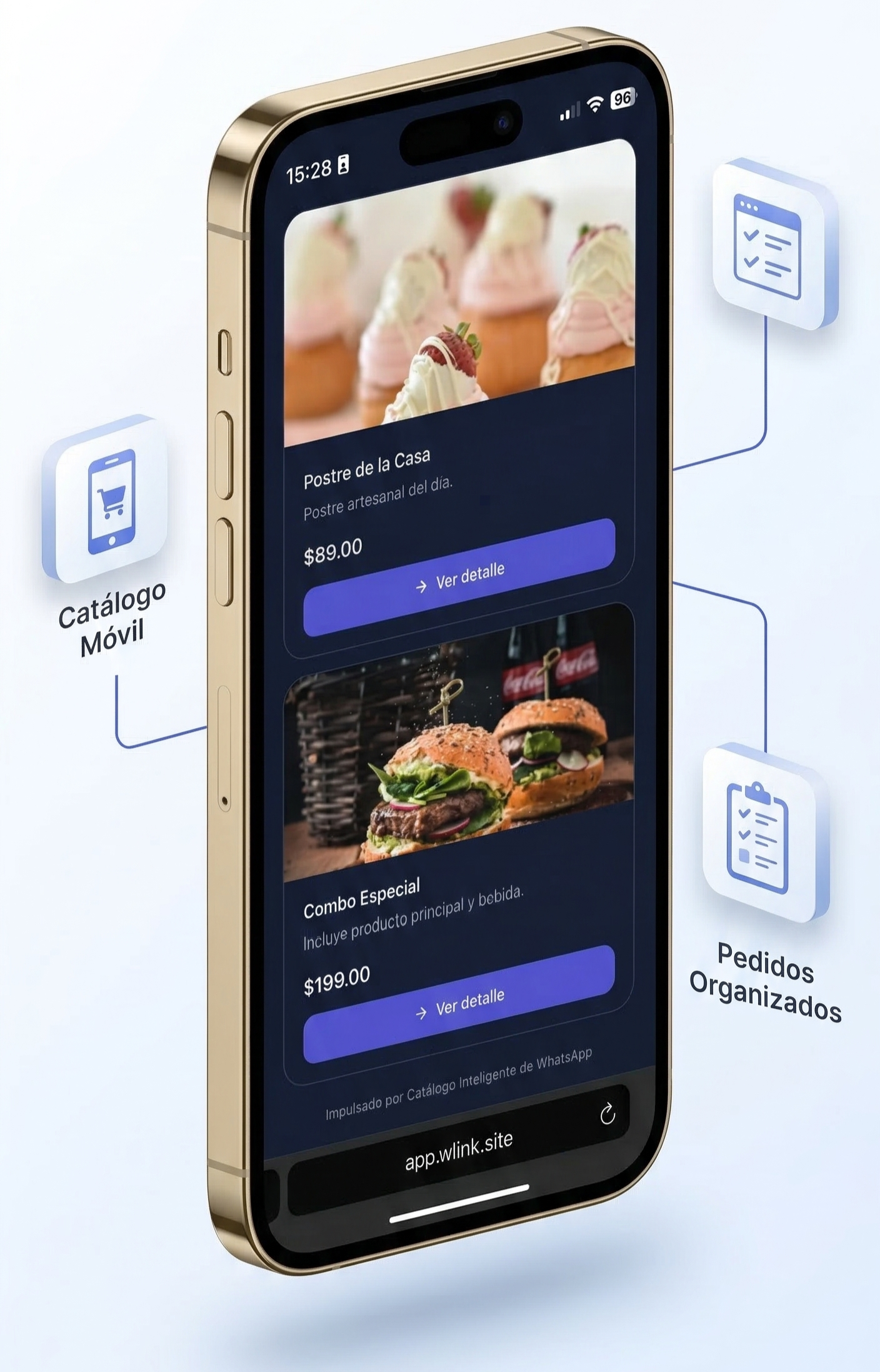 Vista previa premium del Catálogo Inteligente wlink.site